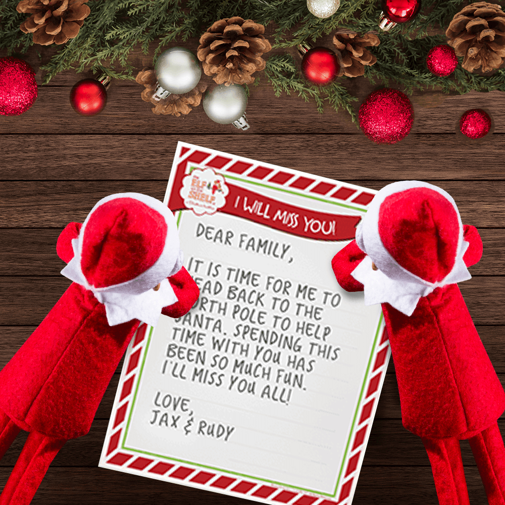 Download A Free, Printable Letter From Your Elf | The Elf On The Shelf pertaining to Elves Goodbye Letter Free Printable
