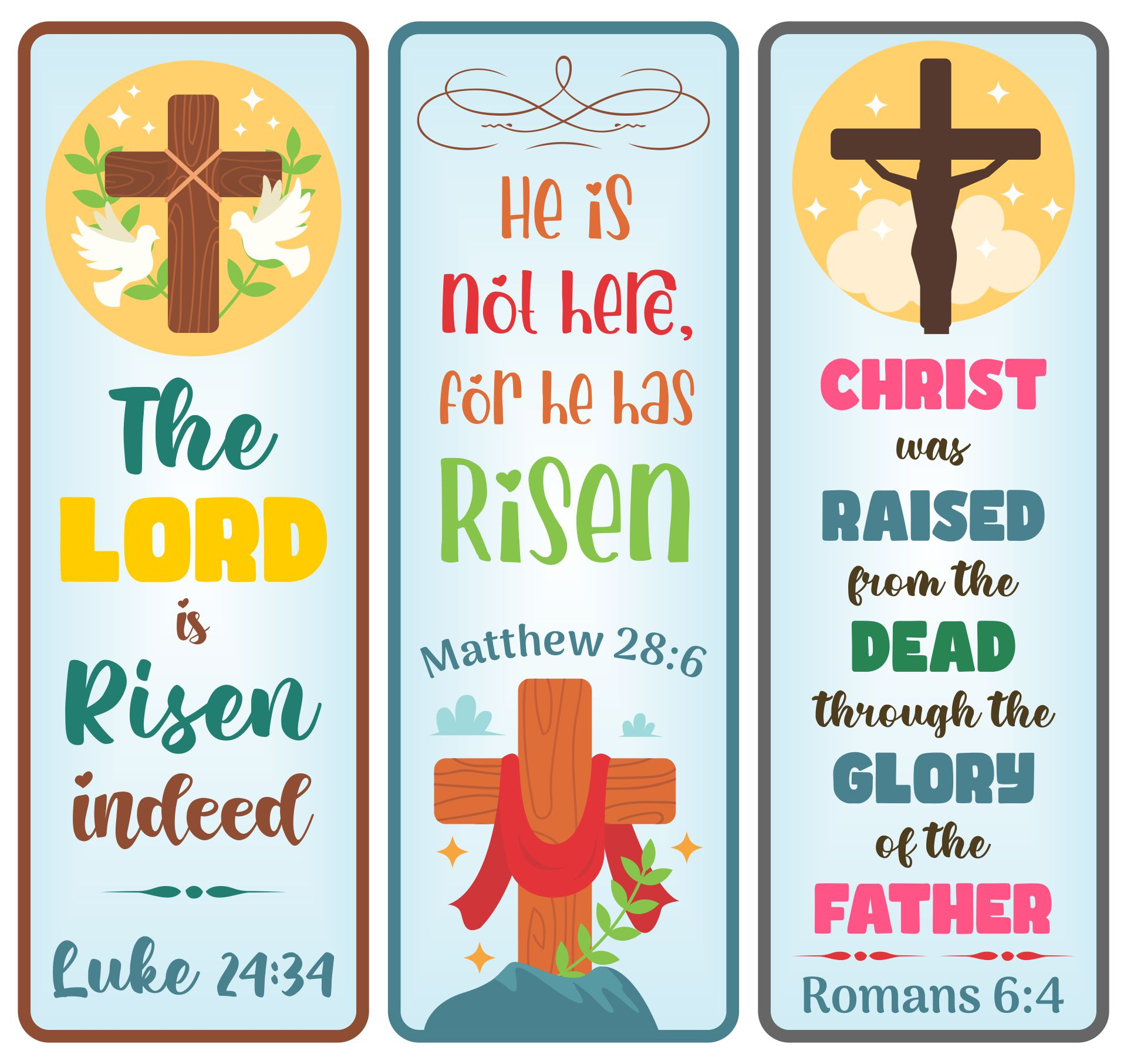 Easter Bookmarks Free Printable - Printable Party Favors within Free Printable Religious Easter Bookmarks