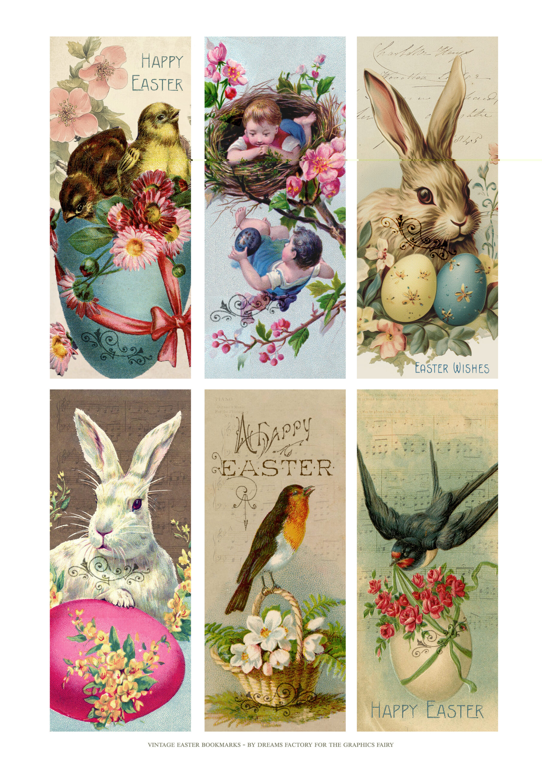 Easter Bookmarks Free Printable! - The Graphics Fairy with Easter Bookmarks Free Printable