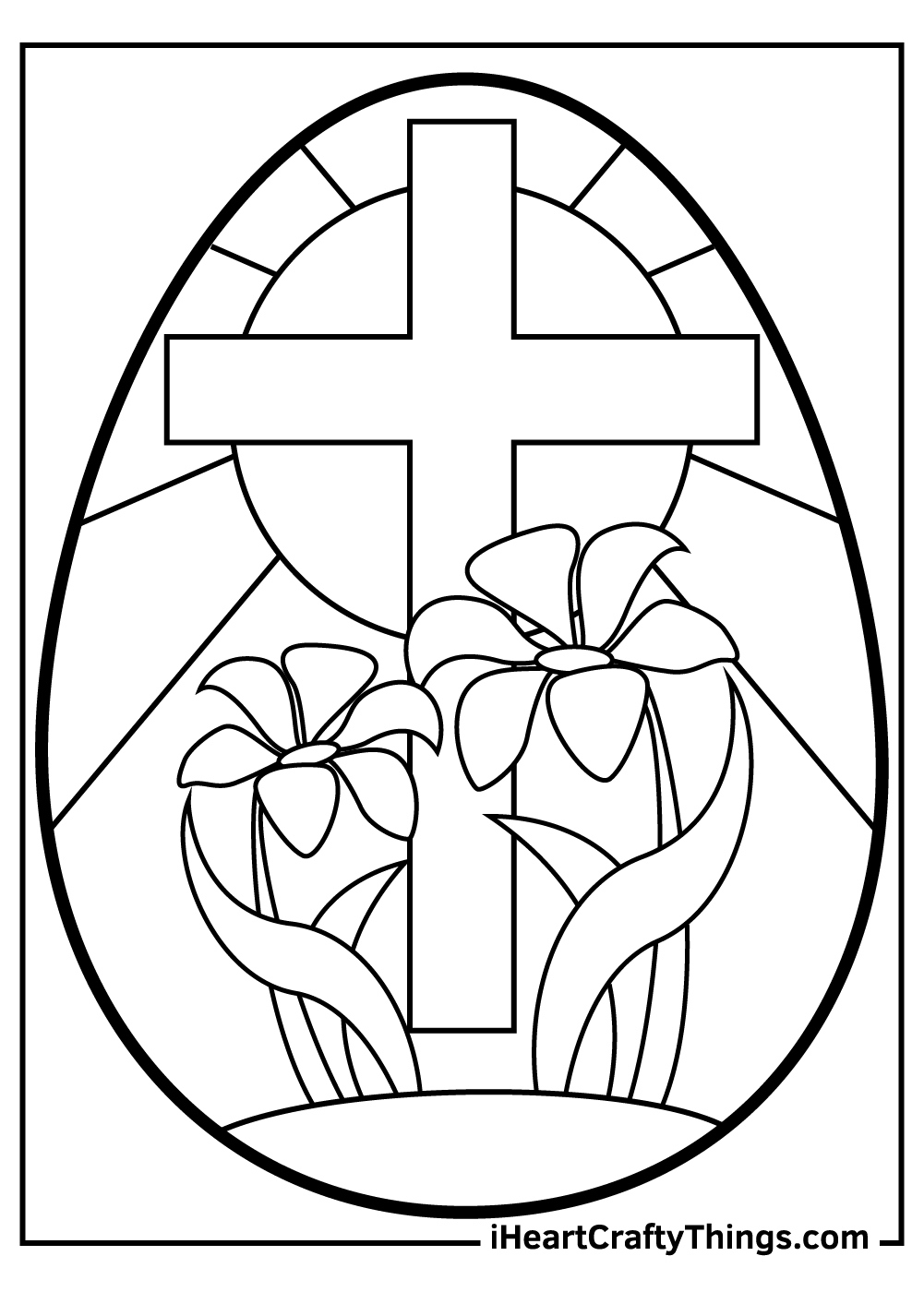 Easter Coloring Pages: 36 Free Printable Pdf Sheets For Kids within Free Christian Easter Printables