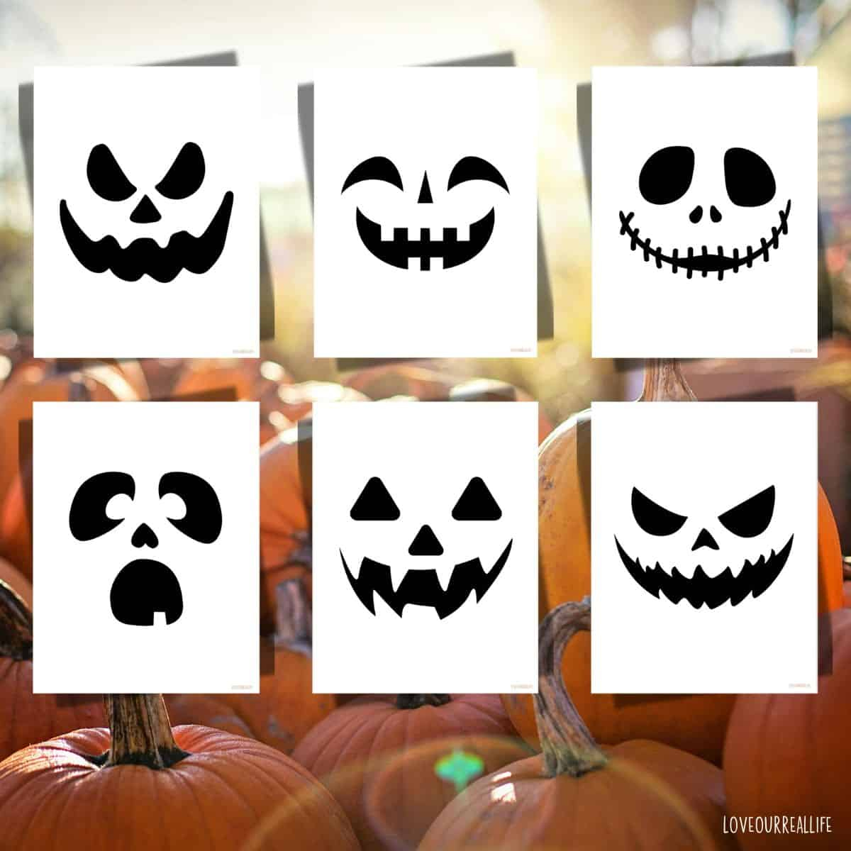 Easy Pumpkin Carving Stencils: Free Jack-O&amp;#039;-Lantern Faces To in Printable Thanksgiving Pumpkin Carving Patterns