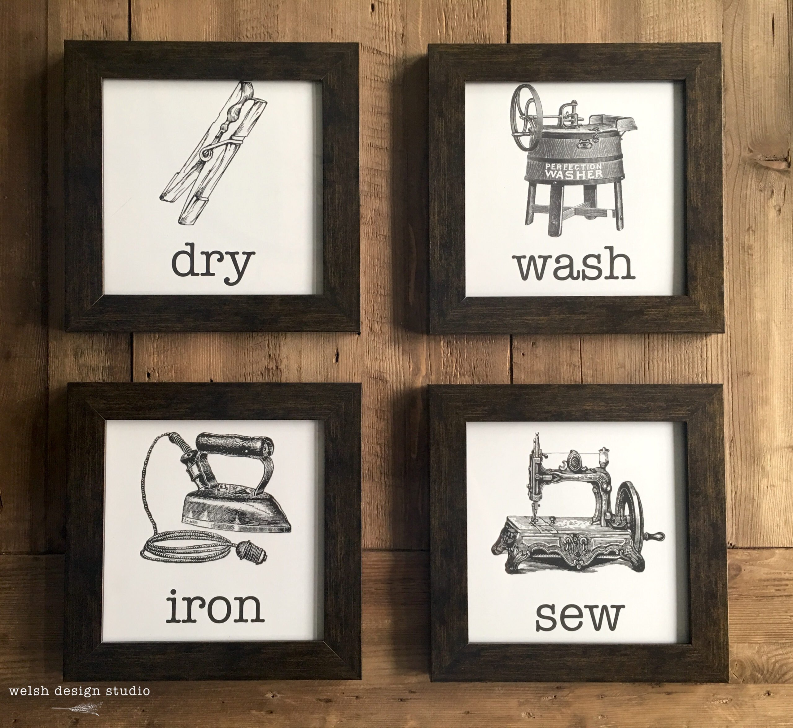 Easy Vintage Laundry Room Artwork & Free Printables – Welsh Design with regard to Free Laundry Room Printables