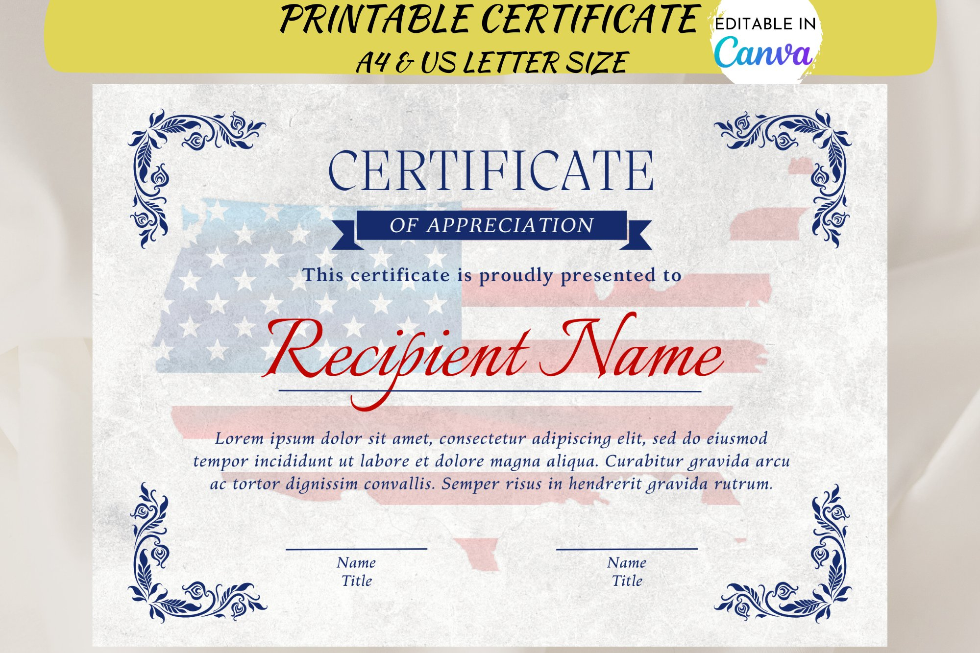 Editable Usa Flag Veteran&amp;#039;S Patriot Day (2592334) inside Free Printable Certificates For Veterans Day