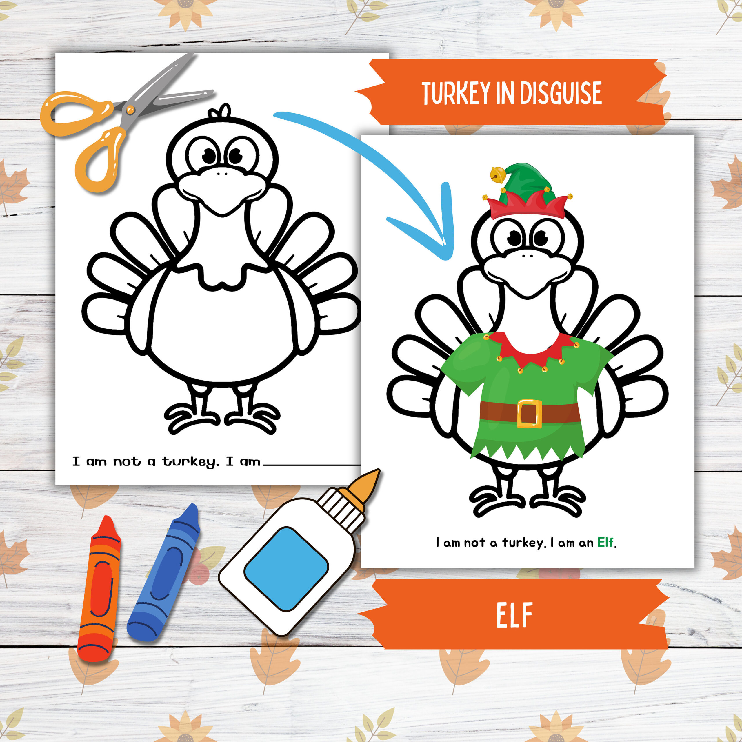 Elf Turkey - Etsy throughout Elf On the Shelf Turkey in Disguise