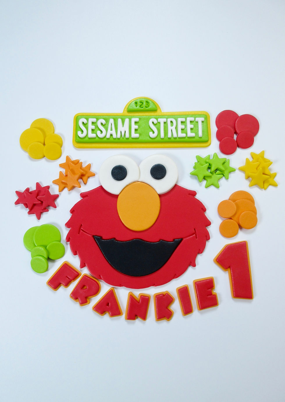 Elmo Cake Topper Edible. | The Cake Fairy Crafts intended for Printable Elmo Cake Topper