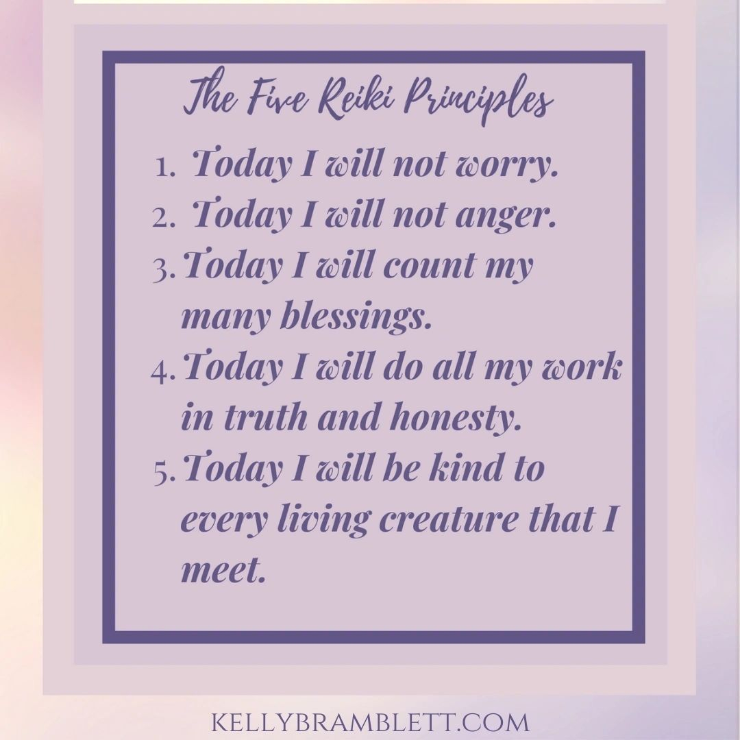 Exploring The Five Reiki Principles for Reiki Principles Printable Free