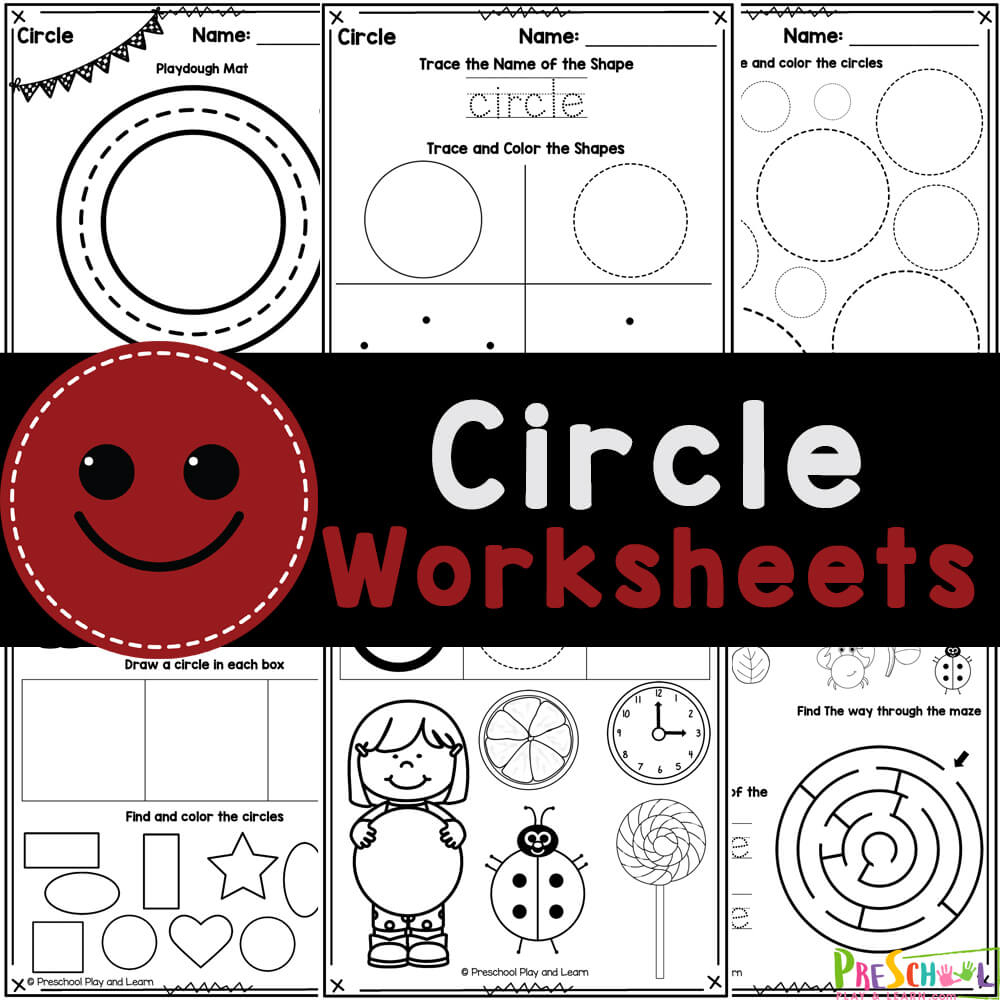🟢 Free Printable Circle Tracing Shape Worksheets For Preschool inside Free Printable Circle Worksheet Preschool