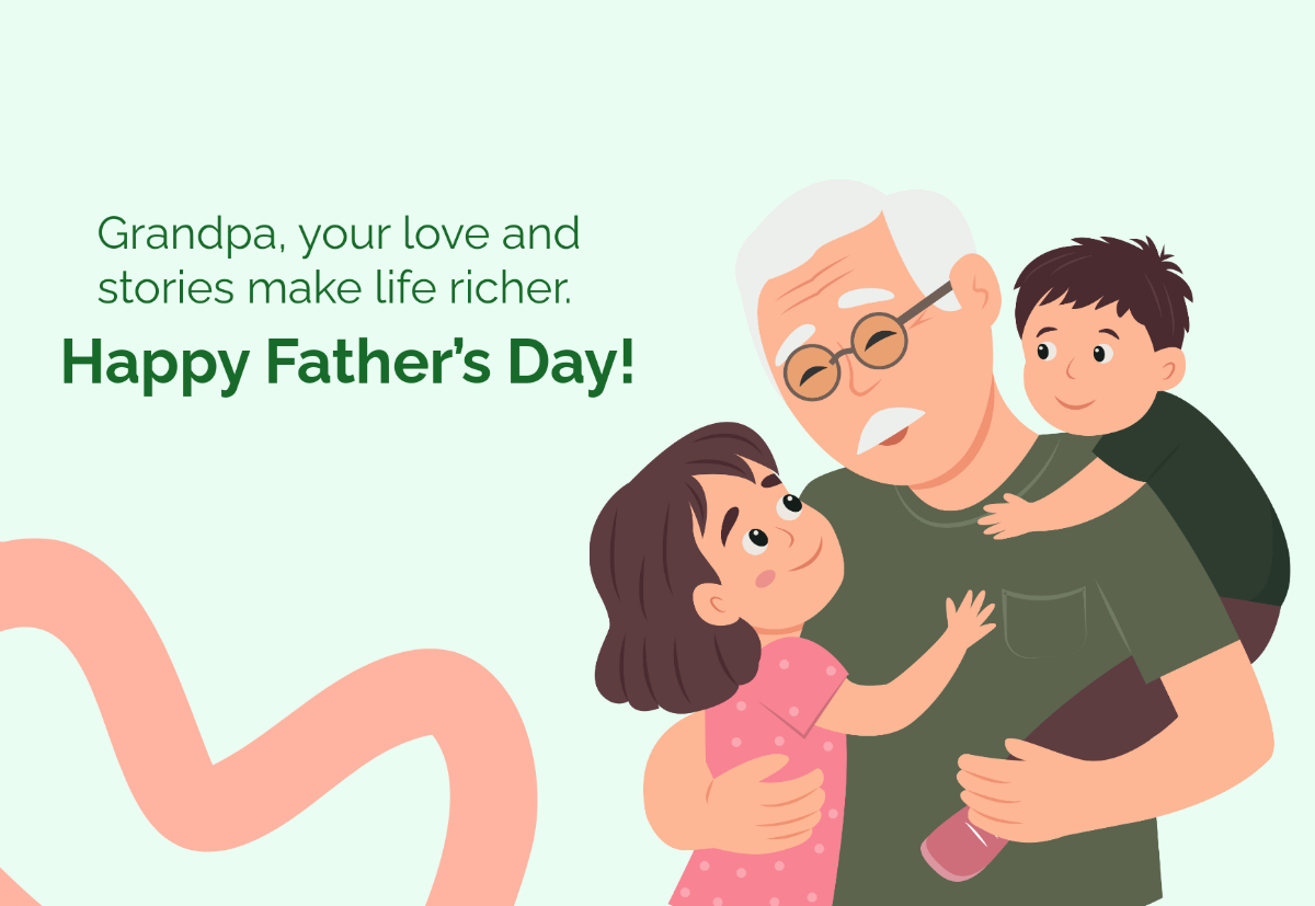 Father&amp;#039;S Day Card For Grandpa Template To Download | Template with Grandpa Father&amp;#039;S Day Printable