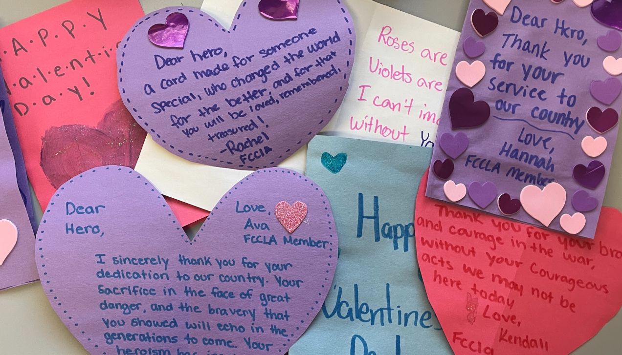 Fccla Makes Valentines For Veterans – Knight Krier throughout Printable Valentines For Veterans