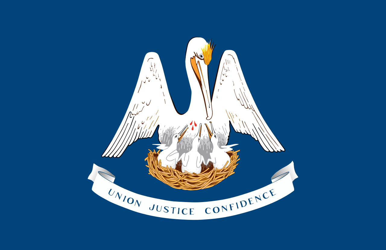 File:flag Of Louisiana.svg - Wikimedia Commons throughout Louisiana State Flag Printable