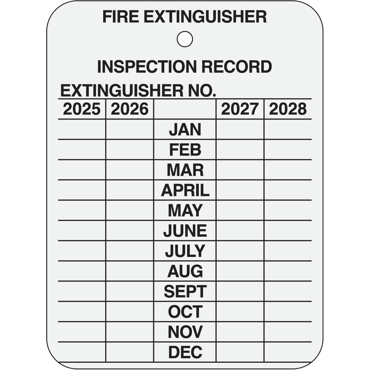 Fire Extinguisher Inspection Tags Printable Free - Printable Party with Printable Fire Extinguisher Inspection Tags