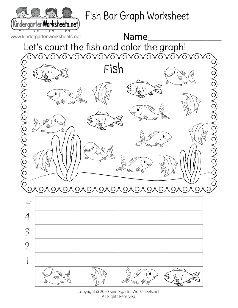 Fish Bar Graph Worksheet - Free Printable, Digital, & Pdf with Printable Fish Bar Graph Worksheet