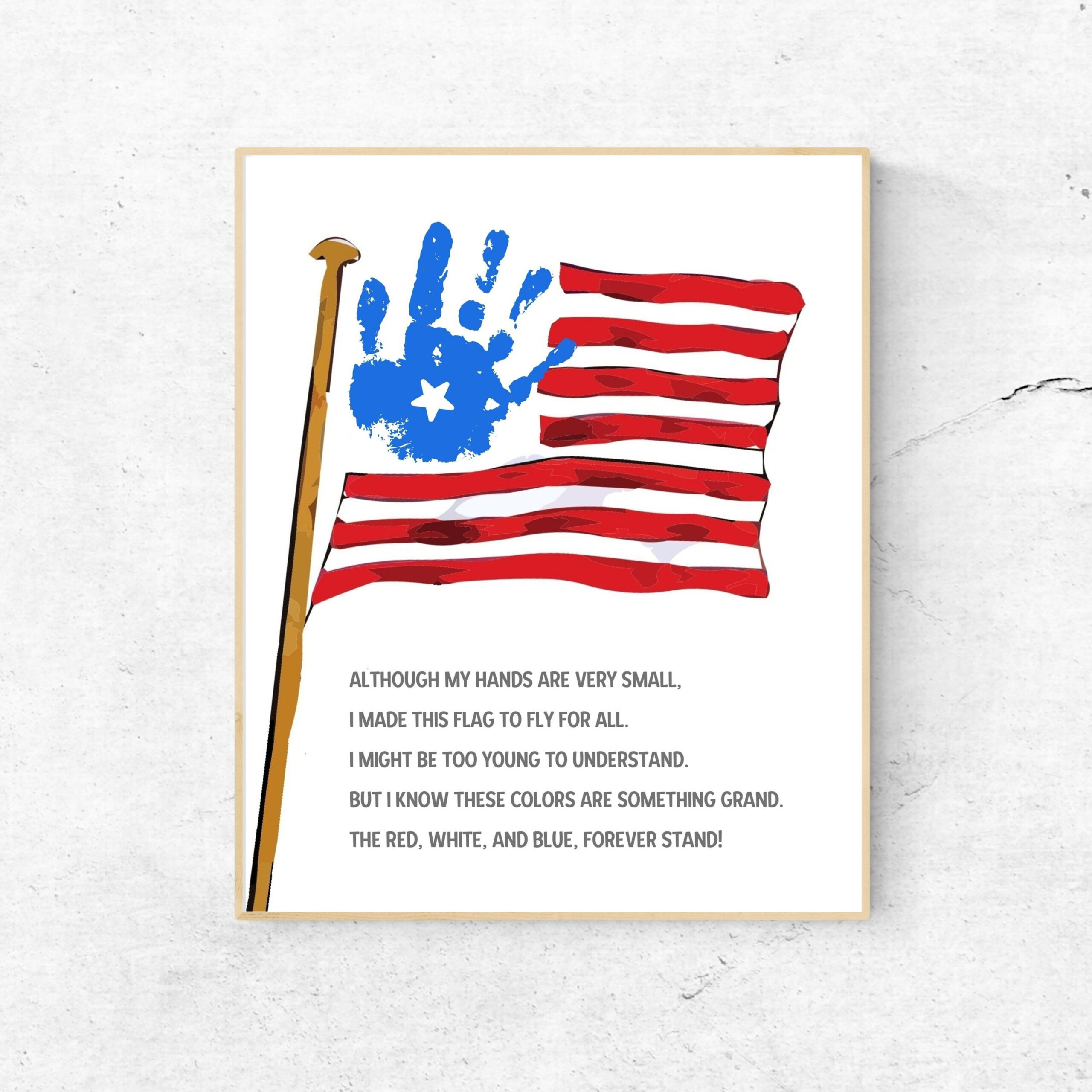Flag Day Poem - Etsy throughout Preschool Veterans Day Poem