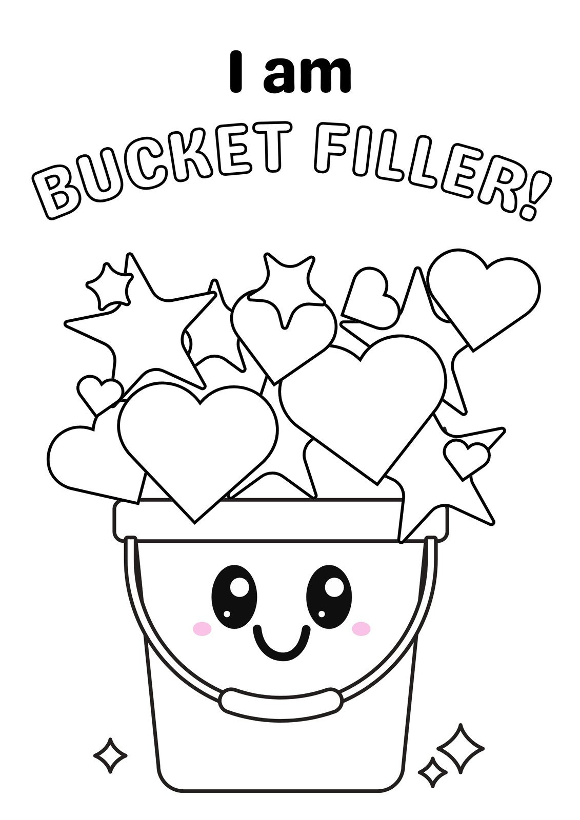 Free And Customizable Bucket Templates throughout Free Bucket Filler Printables