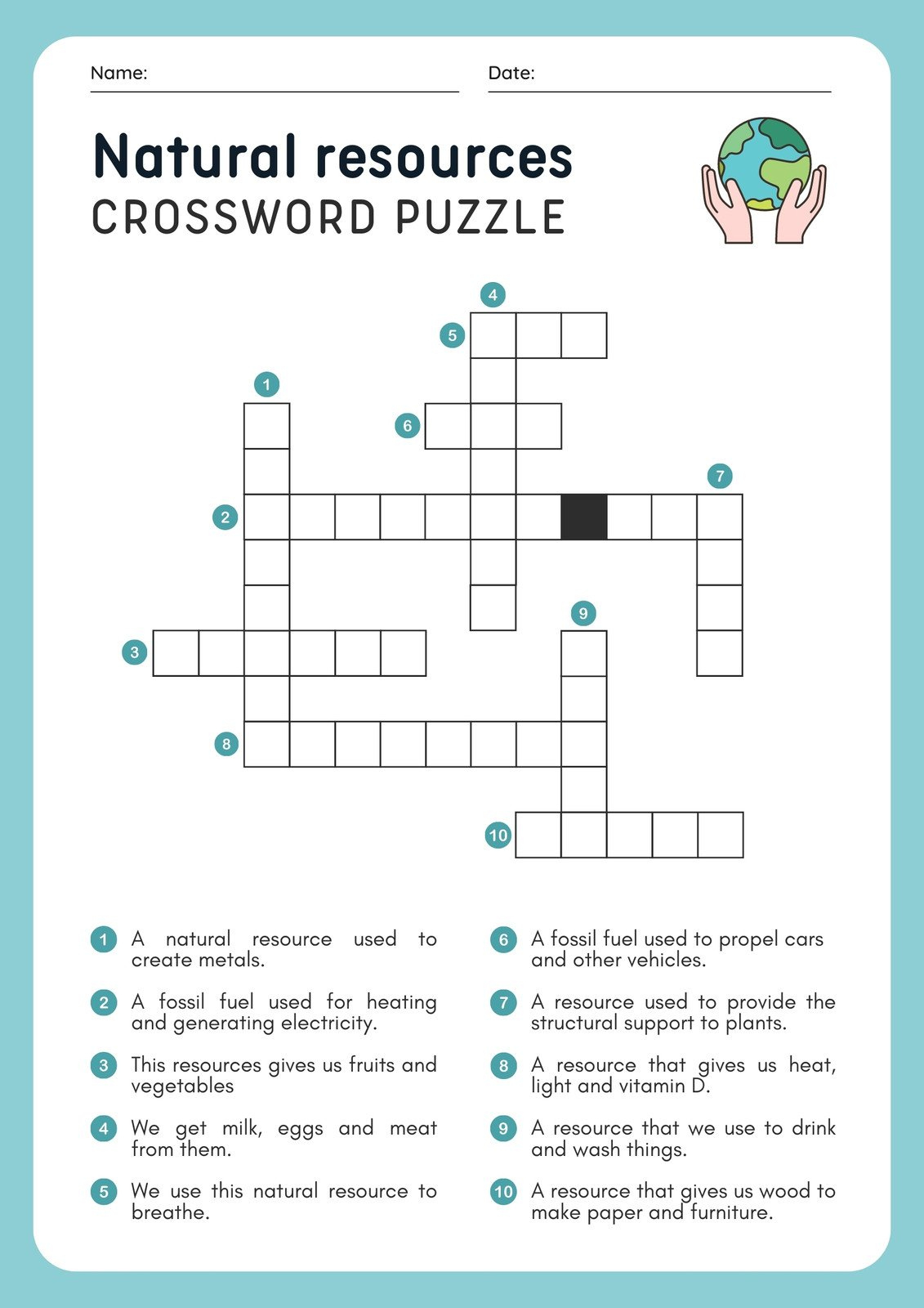Free And Customizable Crossword Puzzle Templates | Canva in Make A Crossword Puzzle Printable Free