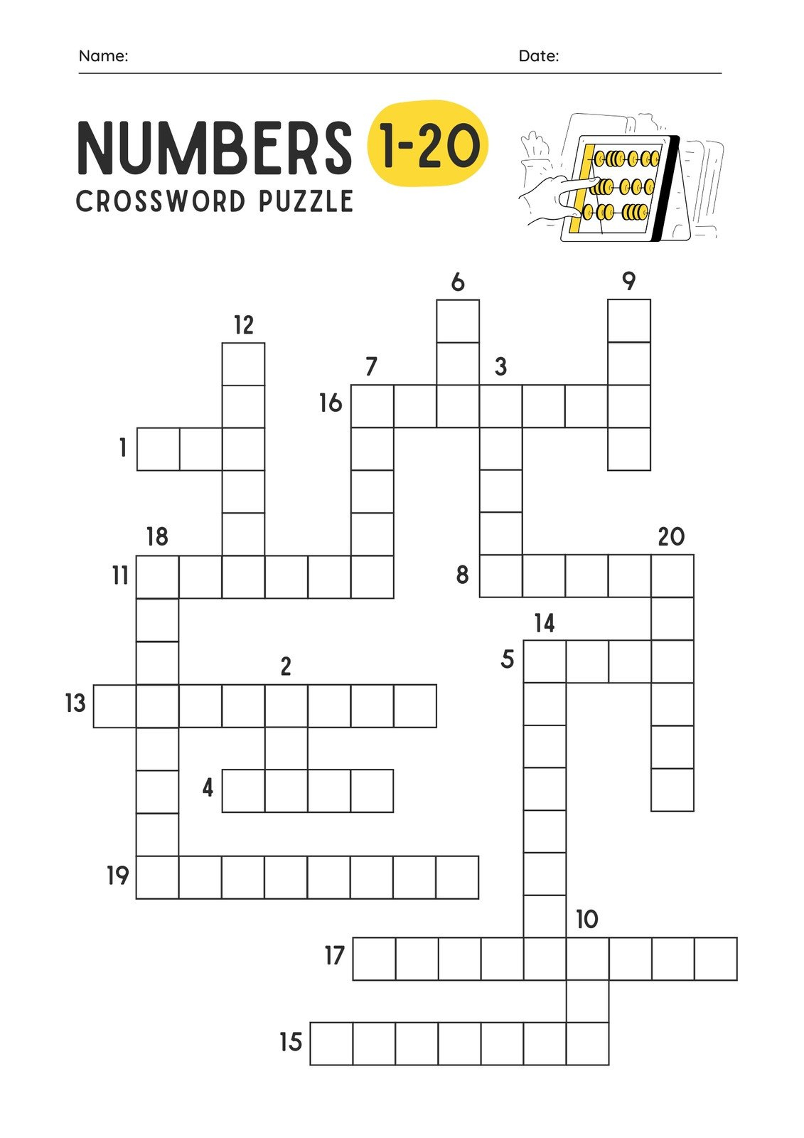 Free And Customizable Crossword Puzzle Templates | Canva with Create Crossword Puzzles Printable