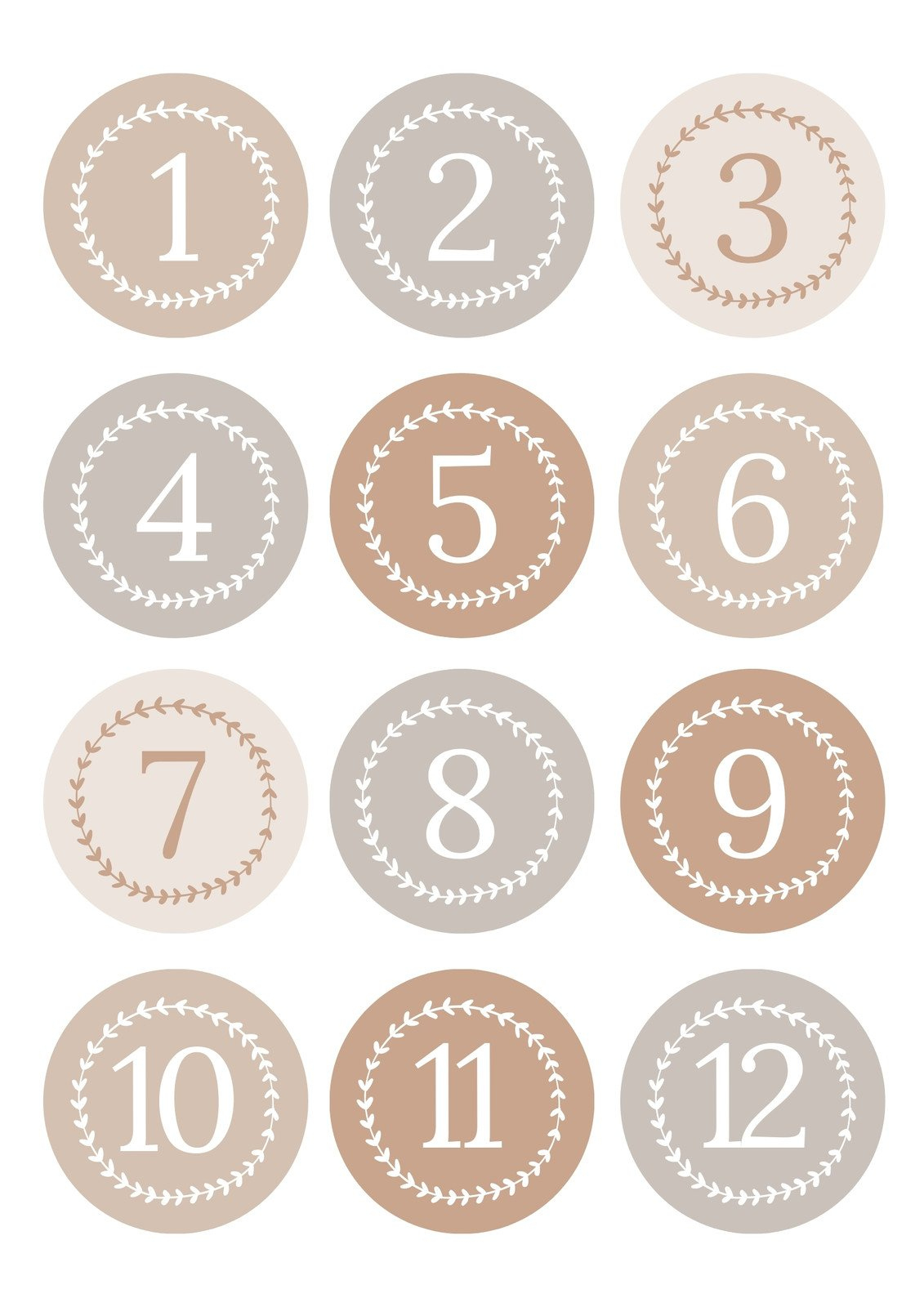Free And Customizable Numbers Templates pertaining to Template Free Printable Table Numbers 1 40