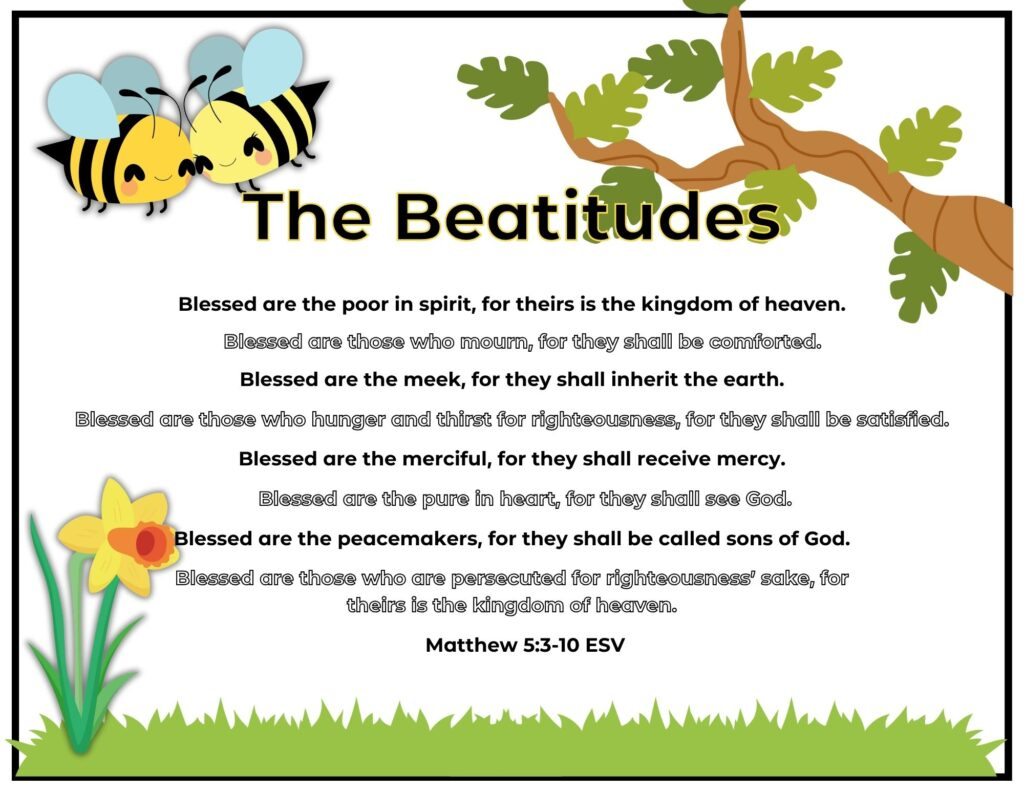 Free Beatitudes Printables | Healing Home regarding Free Printable Beatitudes Worksheet