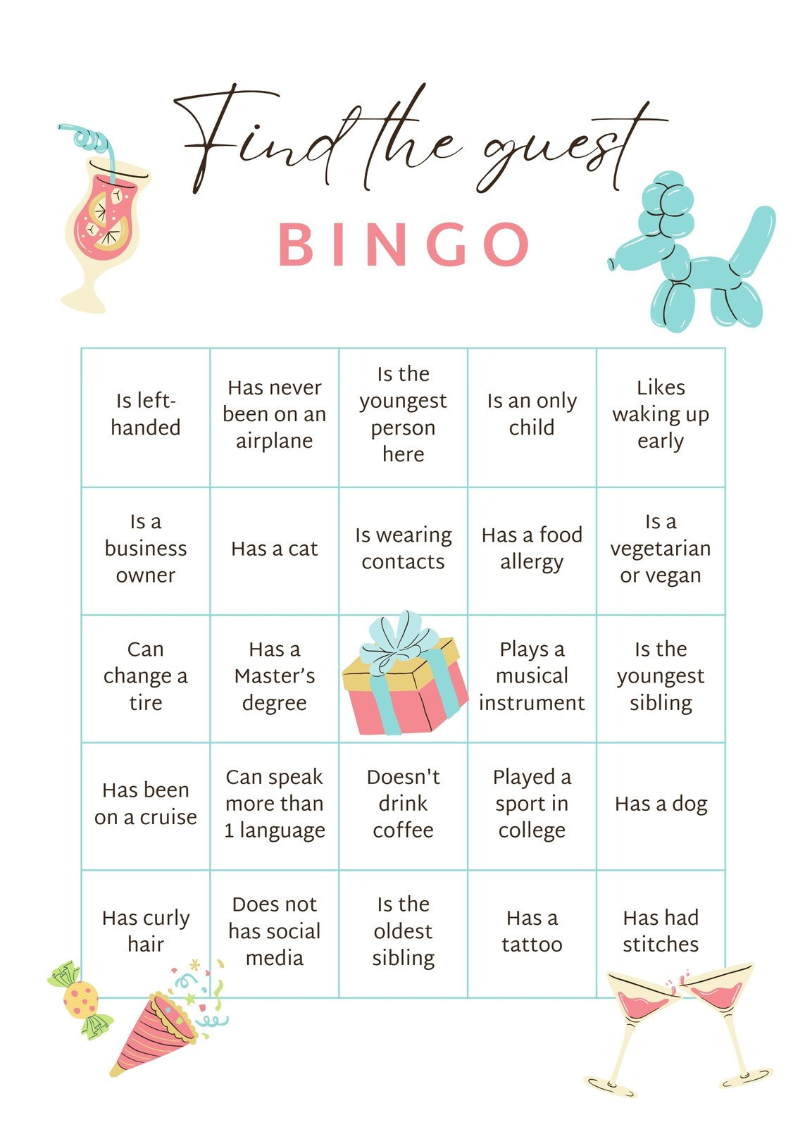 Free Bingo Card Templates To Customize And Print | Canva for Meeting Bingo Card Generator