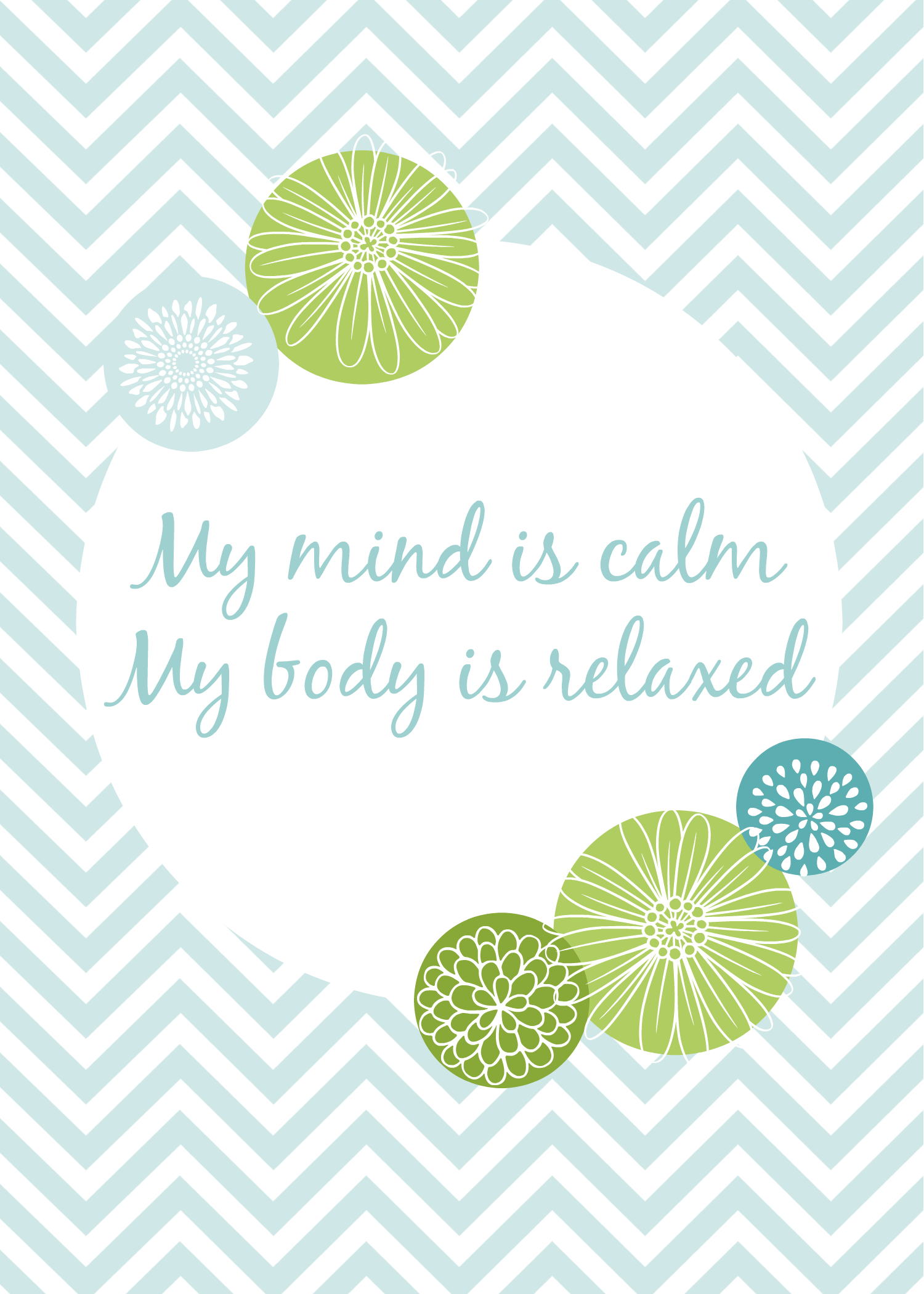 Free Birth Affirmation Printables inside Free Printable Birth Affirmations