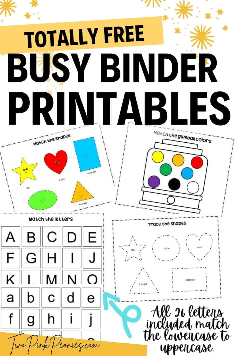 Free Busy Binder Printables {Instant Download} inside Busy Book Printables Free