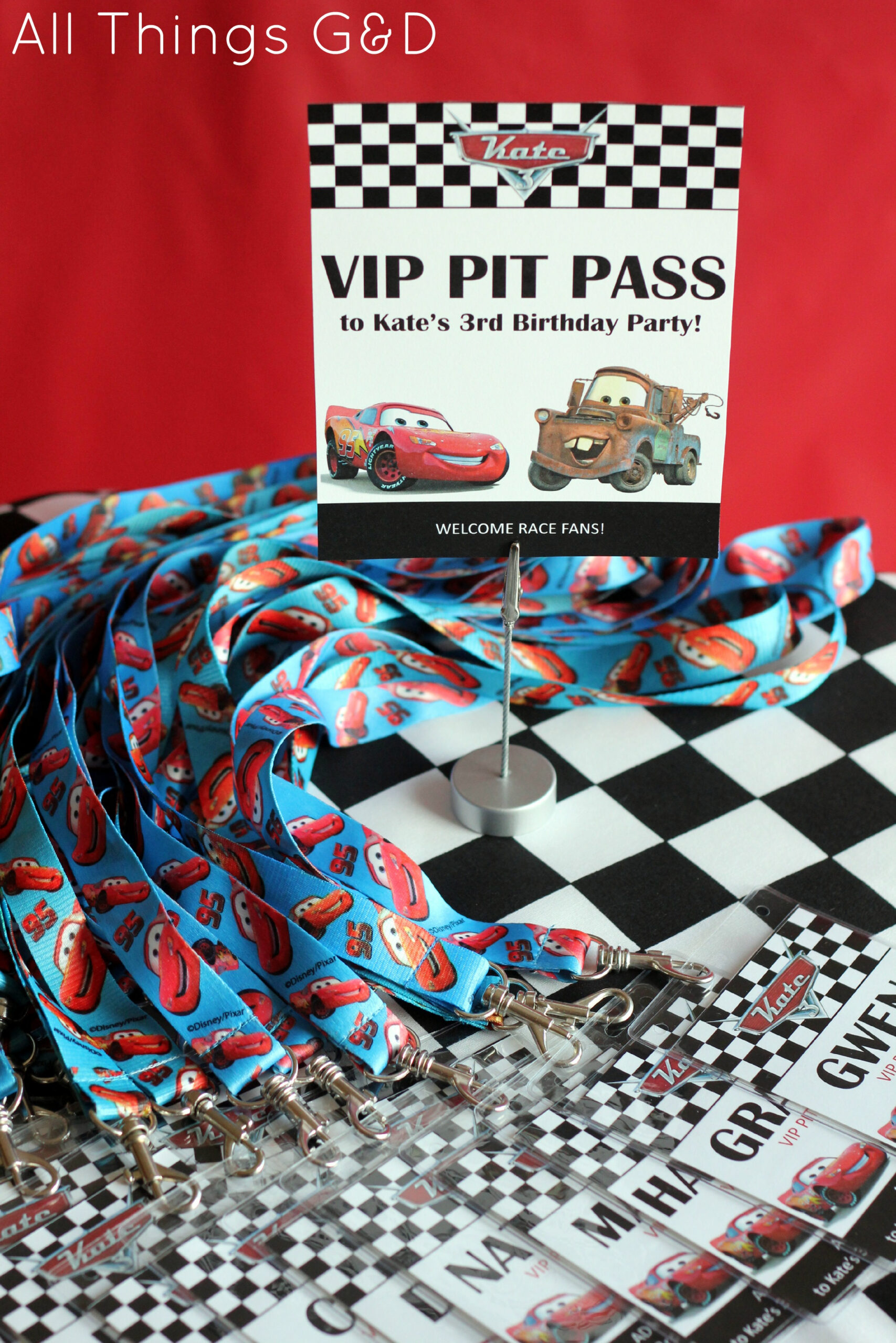 Free Cars Birthday Party Printables regarding Cars Themed Birthday Party Printables