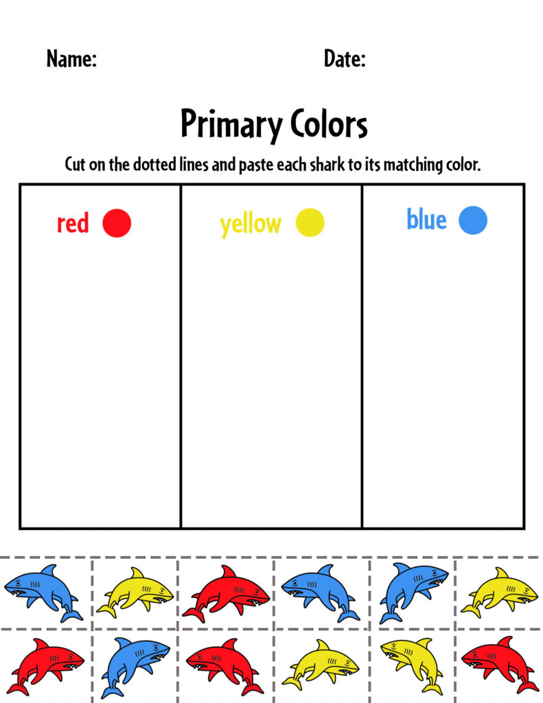 Free Color Matching Worksheets For Preschool ⋆ The Hollydog Blog regarding Color Matching Printable Free