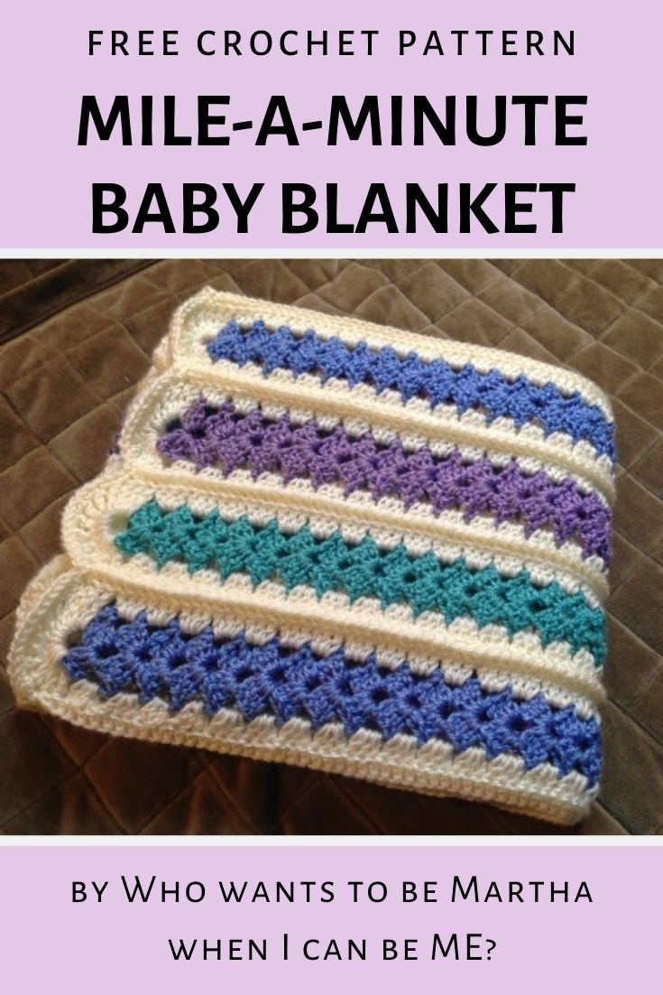 Free Crochet Pattern Mile A Minute Baby Afghan · Free Crochet Patterns with Printable Mile a Minute Crochet Pattern Free
