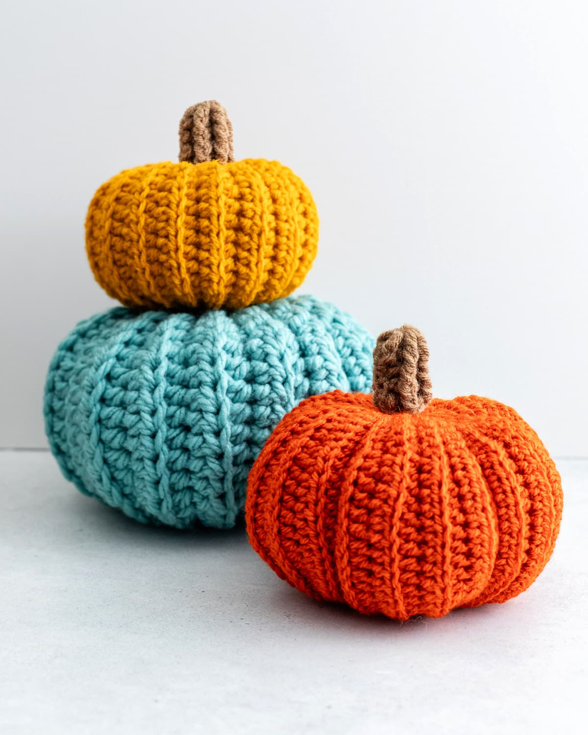 Free Crochet Pumpkin Pattern: 3 Sizes + Any Yarn - Sarah Maker for Free Printable Crochet Pumpkin Pattern
