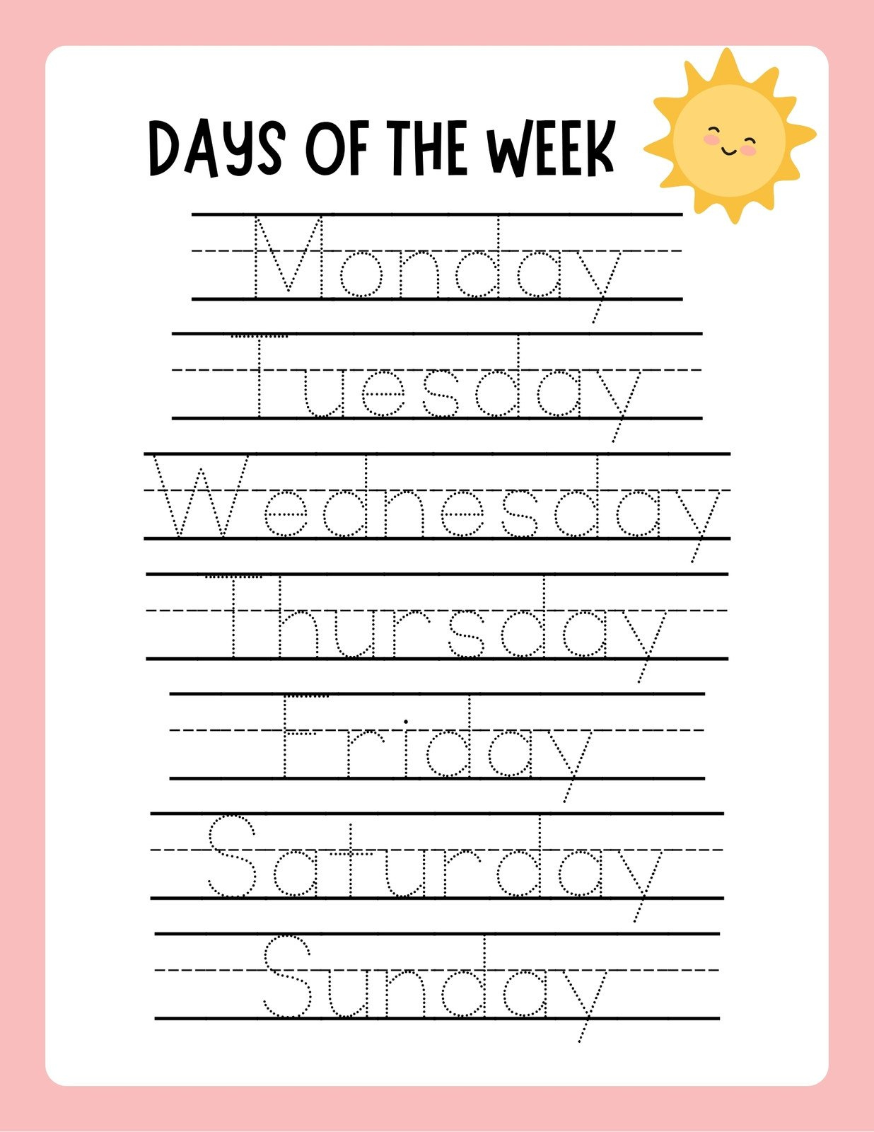 Free Custom Printable Handwriting Worksheet Templates | Canva in Writing Worksheets Printable For Grade 3