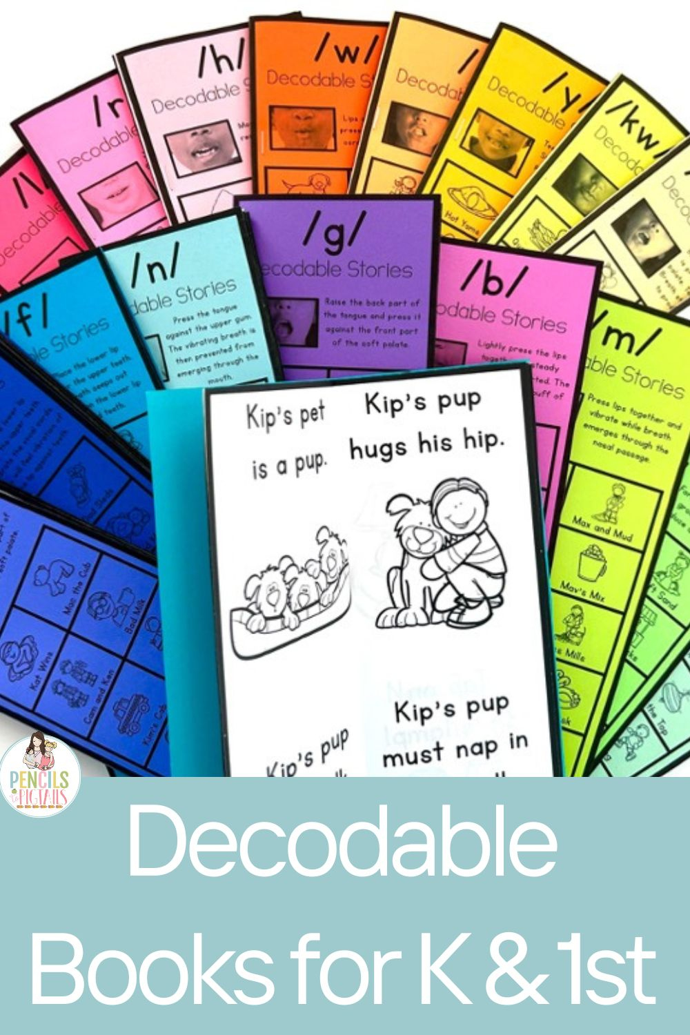 Free Decodable Books For Kindergarten - Pencils To Pigtails pertaining to Free Printable Decodable Books