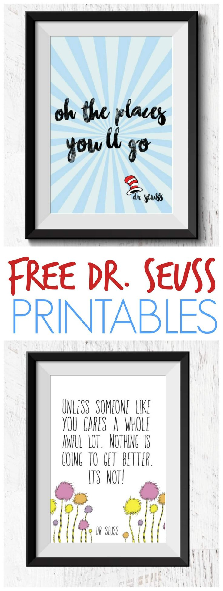 Free Dr. Seuss Printable Quotes + Books For $1.20 Each! within Free Dr Seuss Quote Printables