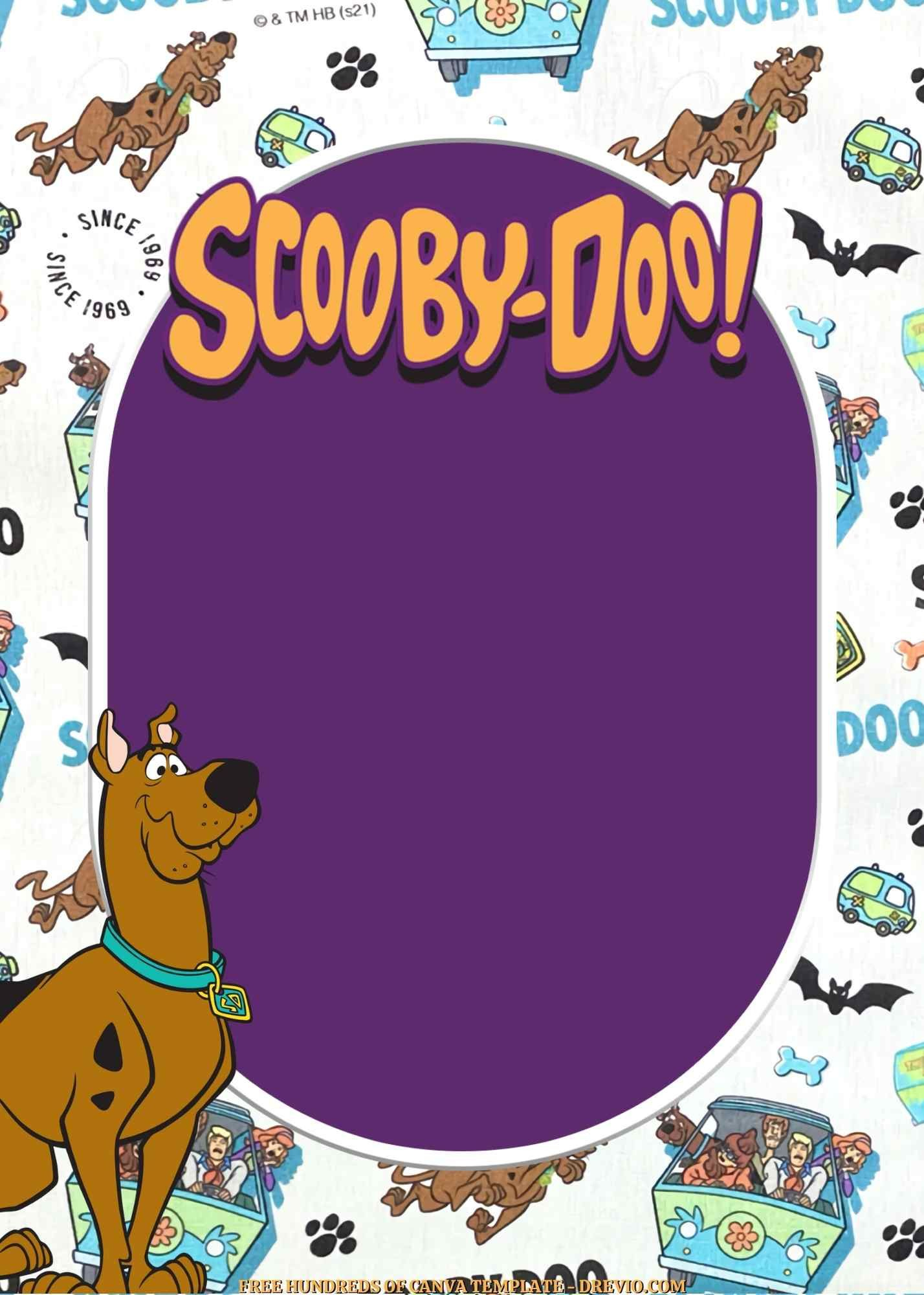 Free Editable Pdf) Scooby Dooby Doo Baby Shower Invitation Templates with Free Printable Scooby Doo Party Printables