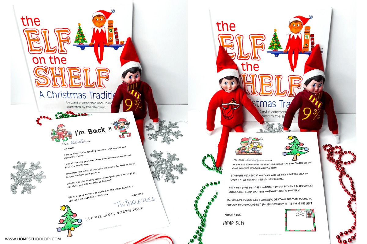 Free Elf On The Shelf Arrival Letter Templates (5 Fun Designs) with Elf On The Shelf Arrival Free Printables