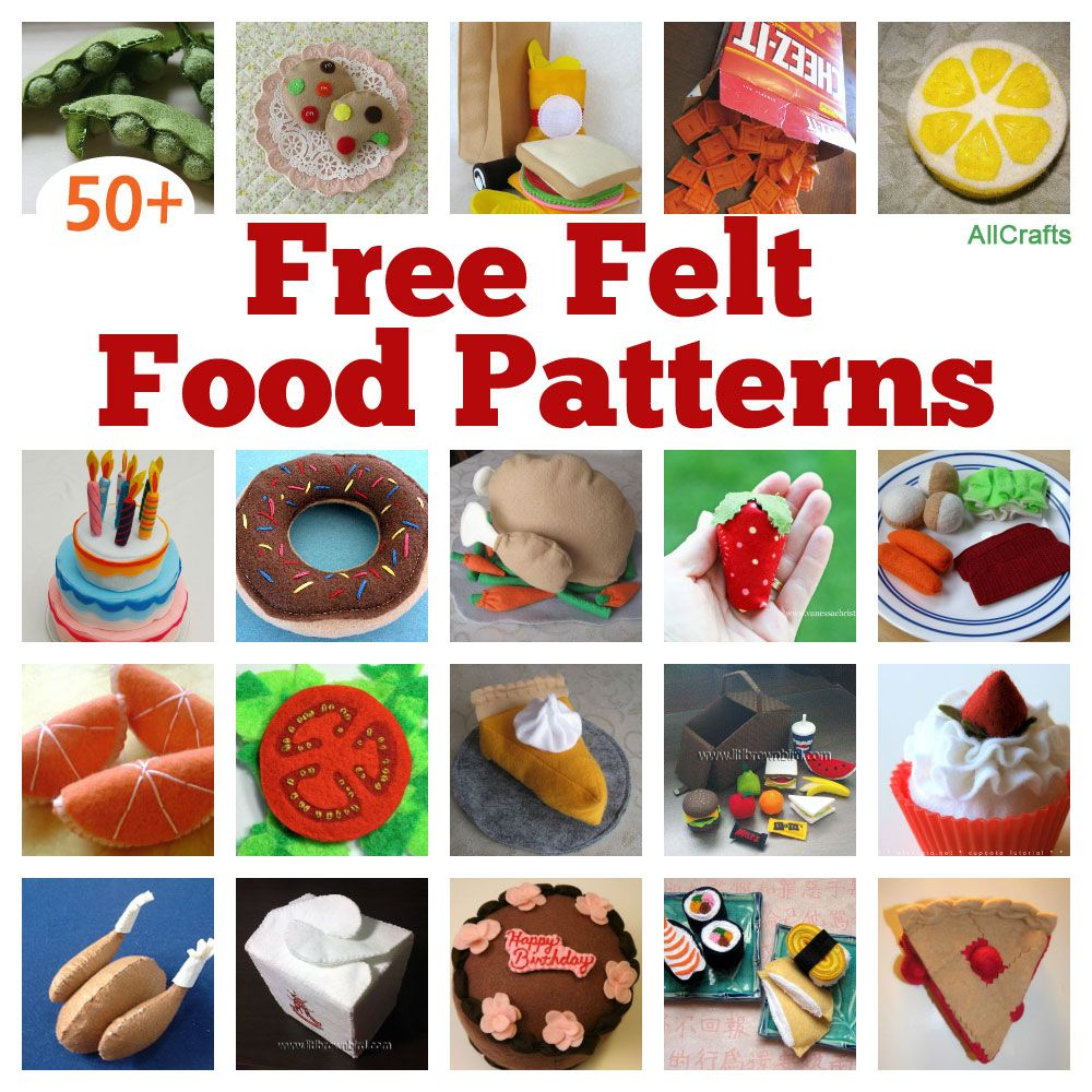 Free Felt Food Patterns inside Free Printable Felt Food Patterns