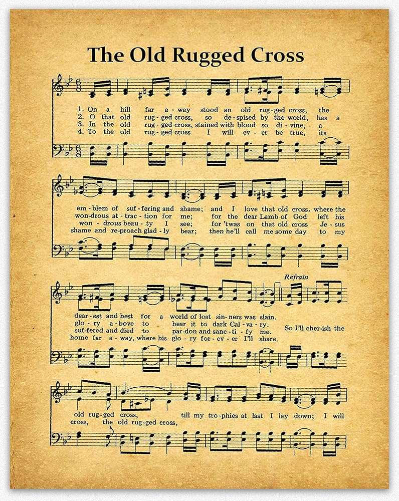 Free Free Printable Sheet Music For The Old Rugged Cross, Download intended for Free Printable Old Rugged Cross Sheet Music