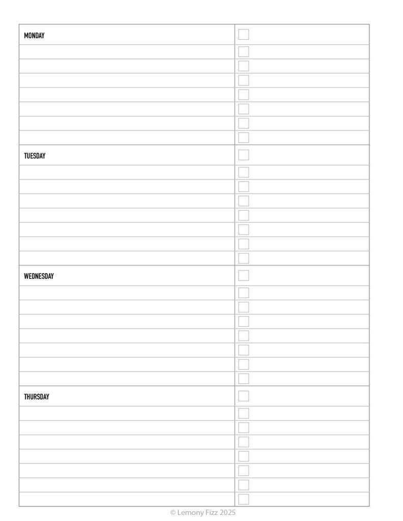 Free Happy Planner Templates To Print intended for Free Happy Planner Printable Pages