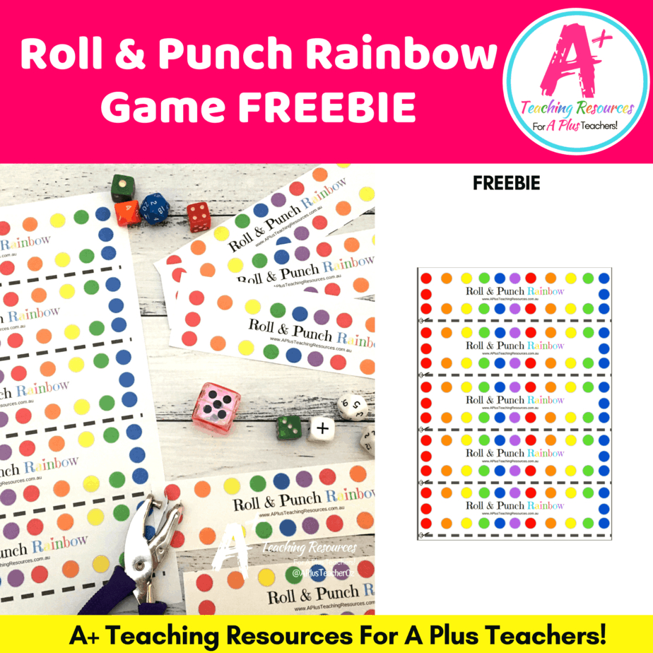 Free Hole Punch Game {Fine Motor Activity} A Plus Teaching Resources regarding Free Printable Hole Punch Worksheets