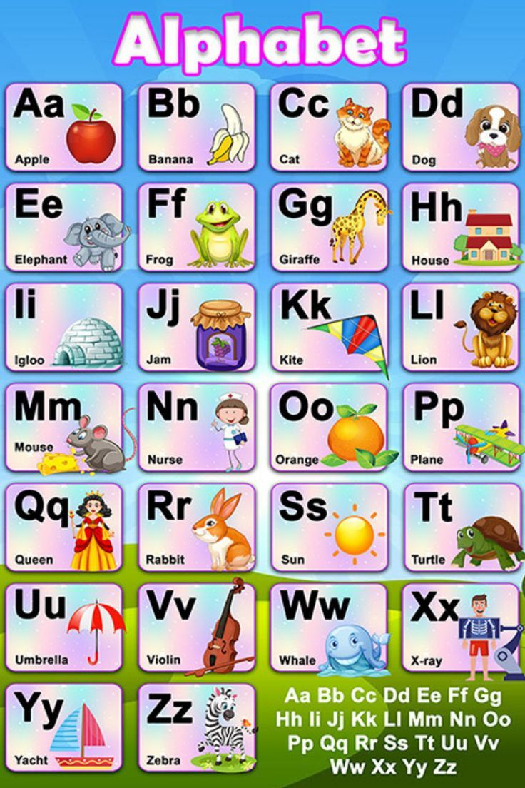 Free Large Printable Alphabet Poster within Free Printable Alphabet Poster