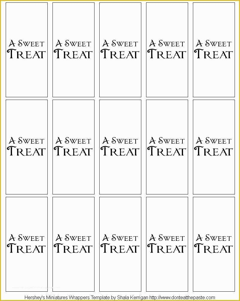 Free Mini Candy Bar Wrapper Template | Marilynbirthjingfalhi1984&amp;#039;S with regard to Printable Hershey Miniatures Wrappers Template Free