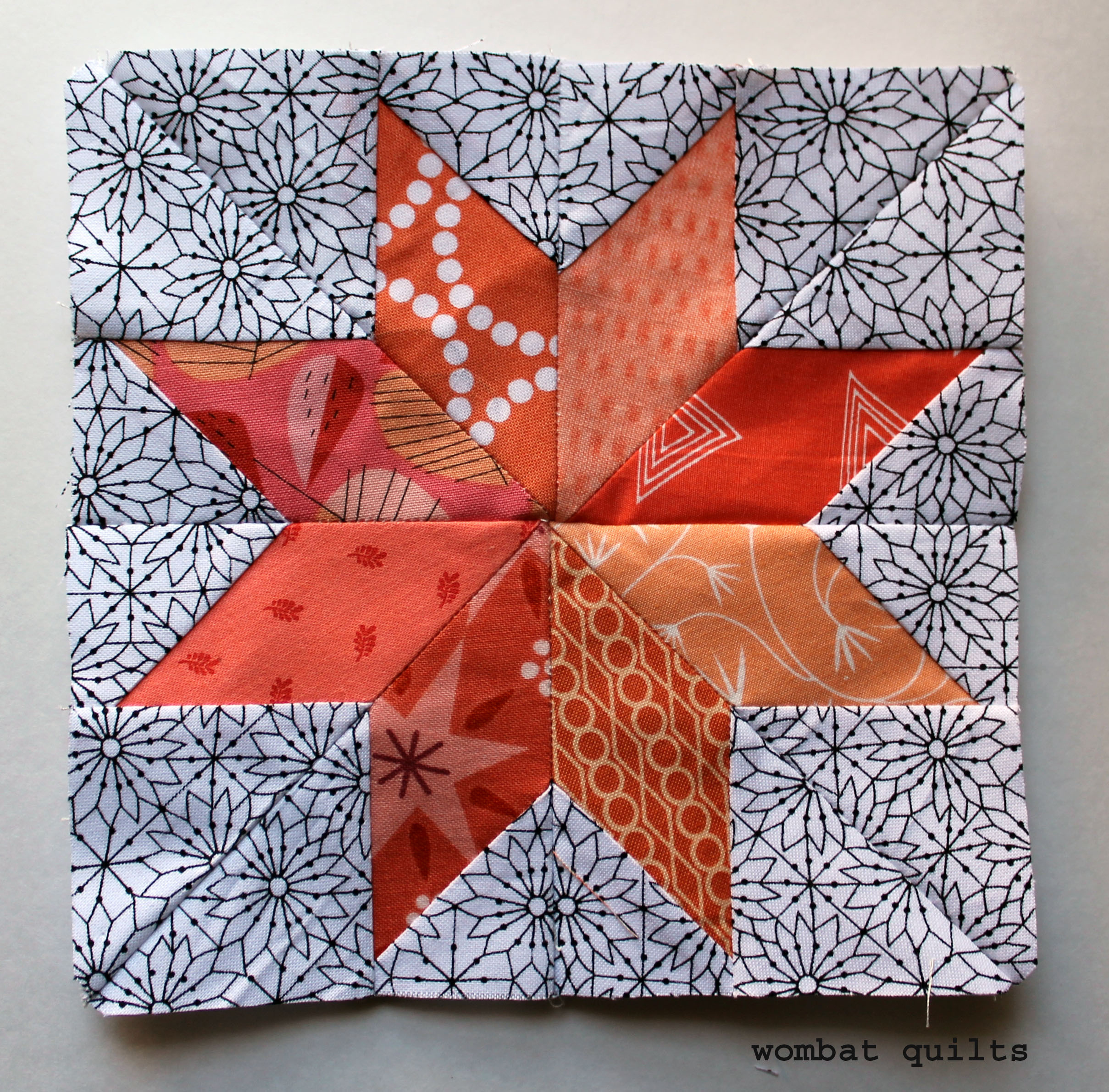 Free Paper Piecing Pattern” | Wombat Quilts within Free Printable Paper Piecing