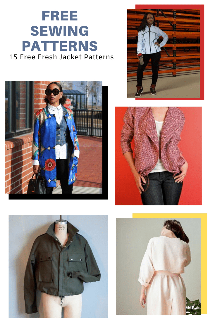 Free Pattern Alert: 15 Free Fresh Jacket Patterns - On The Cutting inside Printable Jacket Sewing Patterns Free