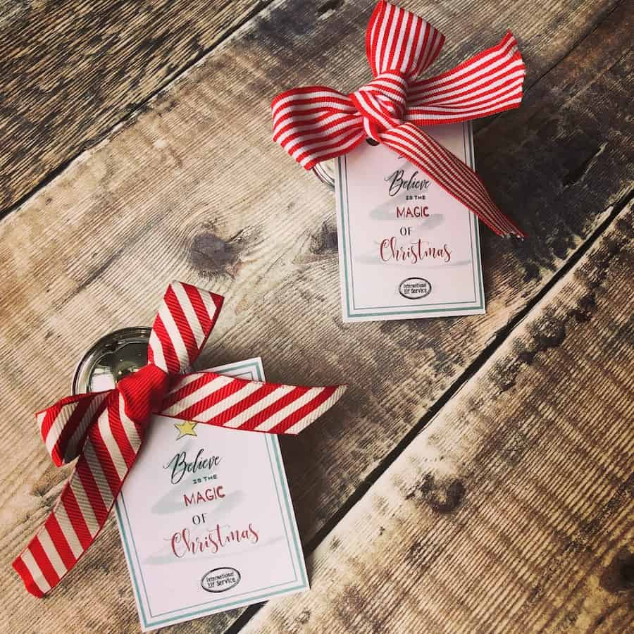 Free Polar Express Christmas Bell Tags Printable - International with Free Printable Polar Express Bell Tags