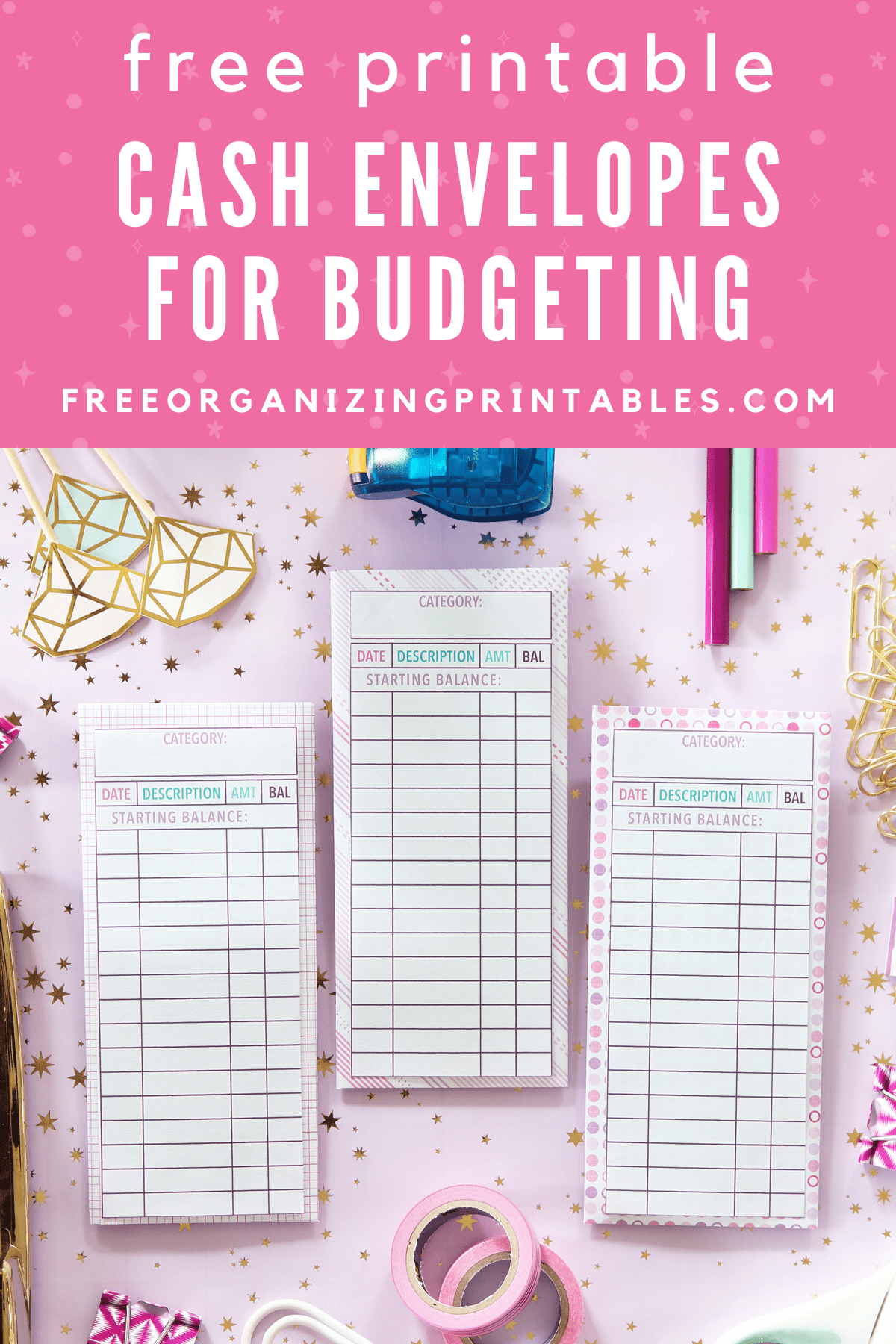 Free Printable Cash Envelopes For Budgeting in Free Printable Cash Envelopes