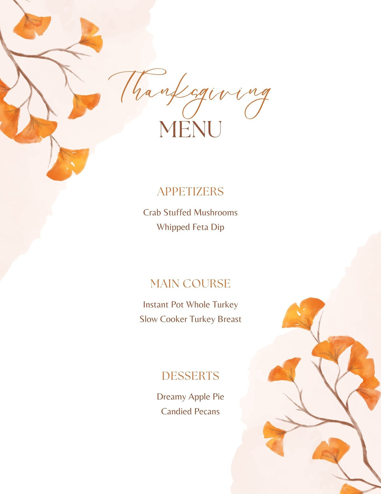 Free Printable, Customizable Thanksgiving Menu Templates | Canva with Thanksgiving Dinner Menu Printable
