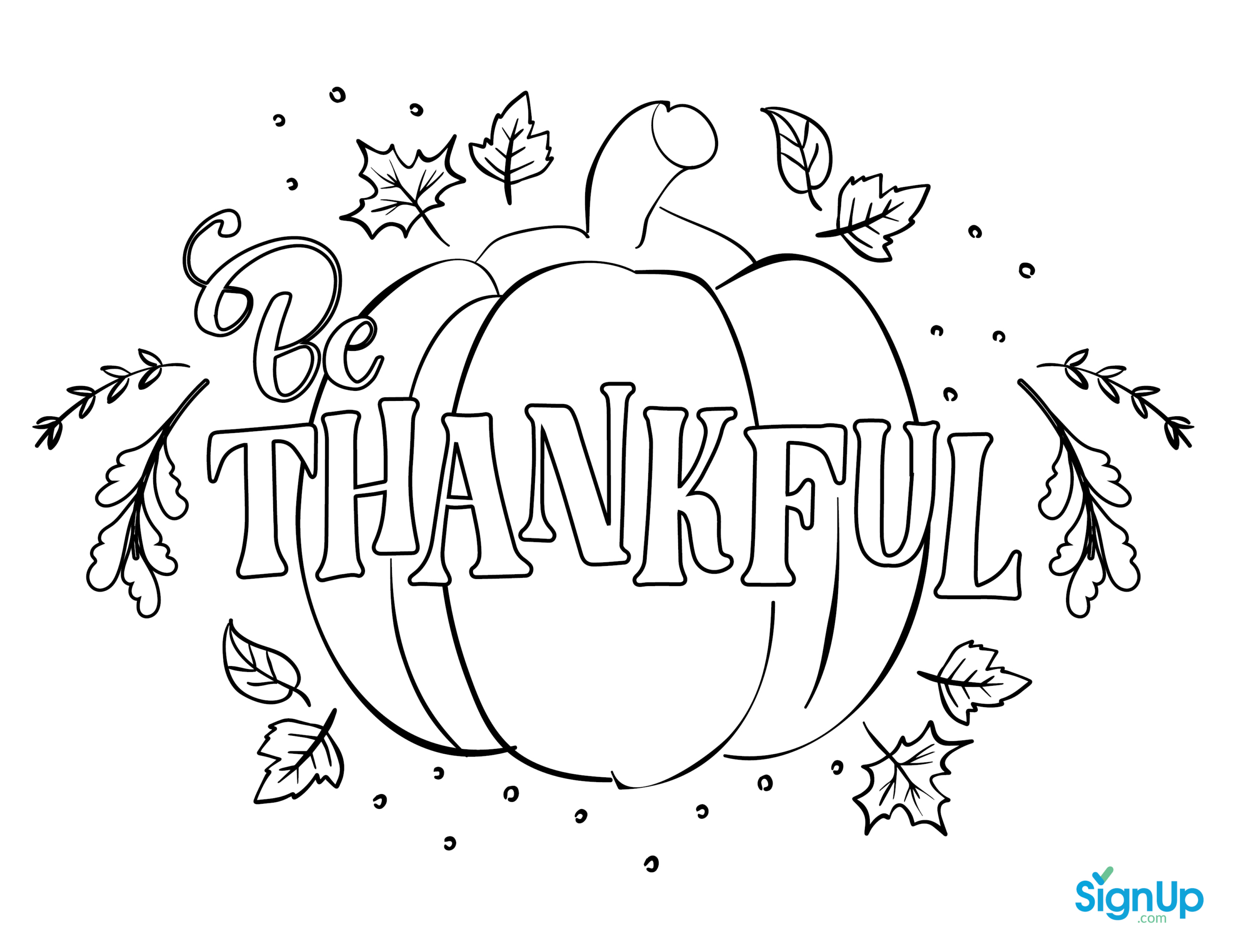 Free Printable: Day Of Thanks Coloring Place Mats | Signup in Free Printable Thanksgiving Pictures To Color