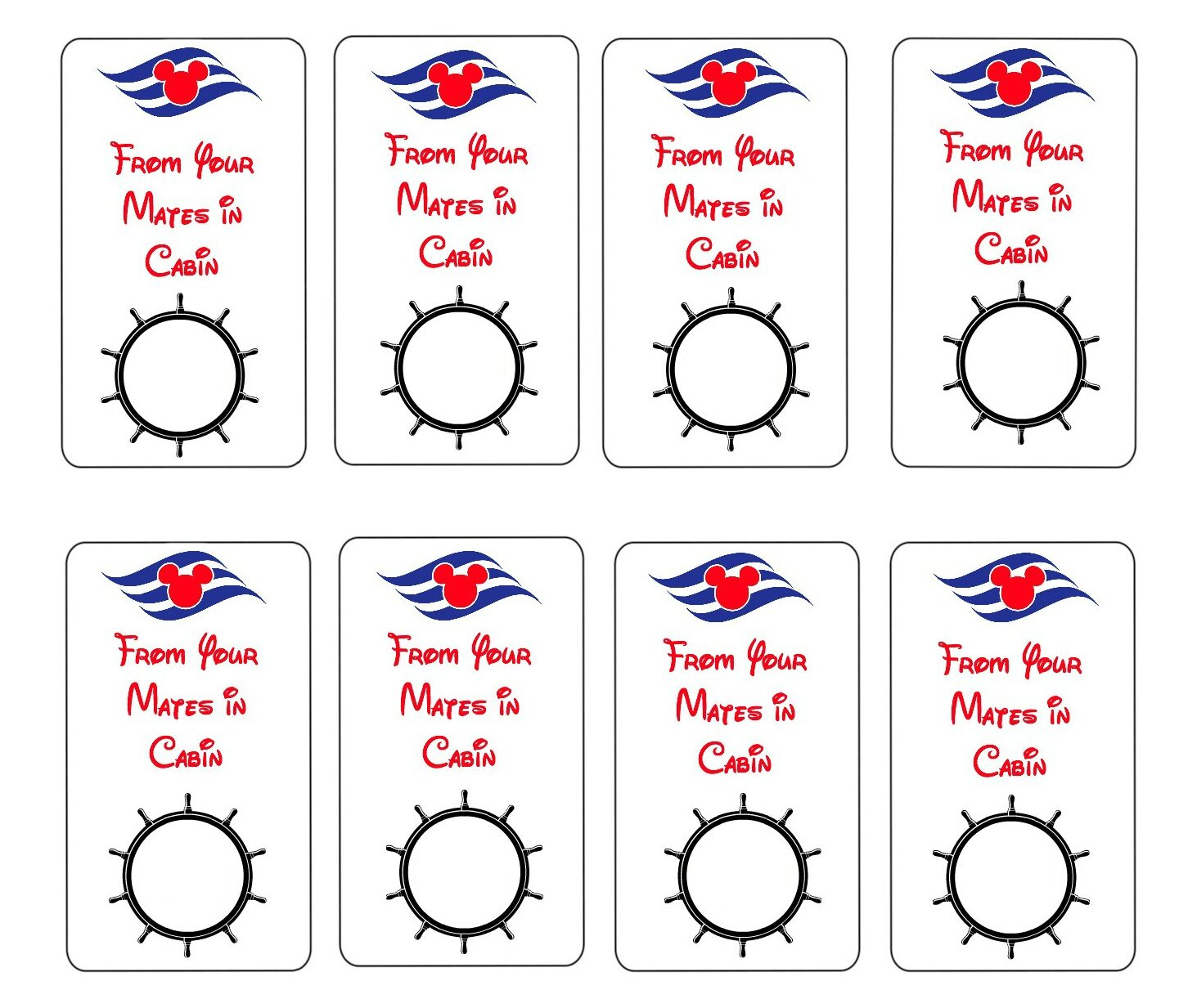 Free Printable Disney Cruise Fish Extender Gift Tags - Life regarding Cruise Gift Exchange Tags Free Printable