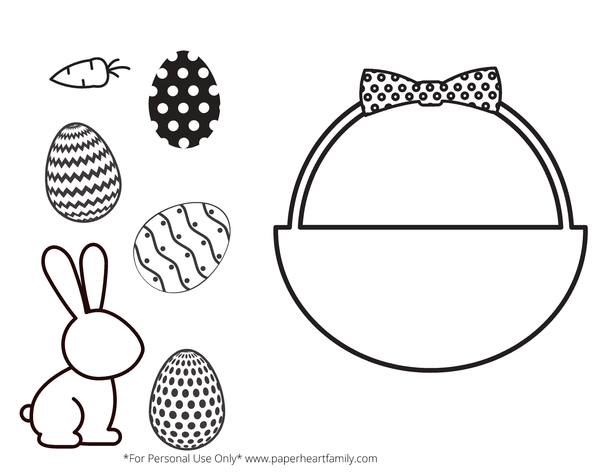 Free Printable Easter Craft For Kids (Simply Print, Cut, Color And within Easter Craft Free Printable