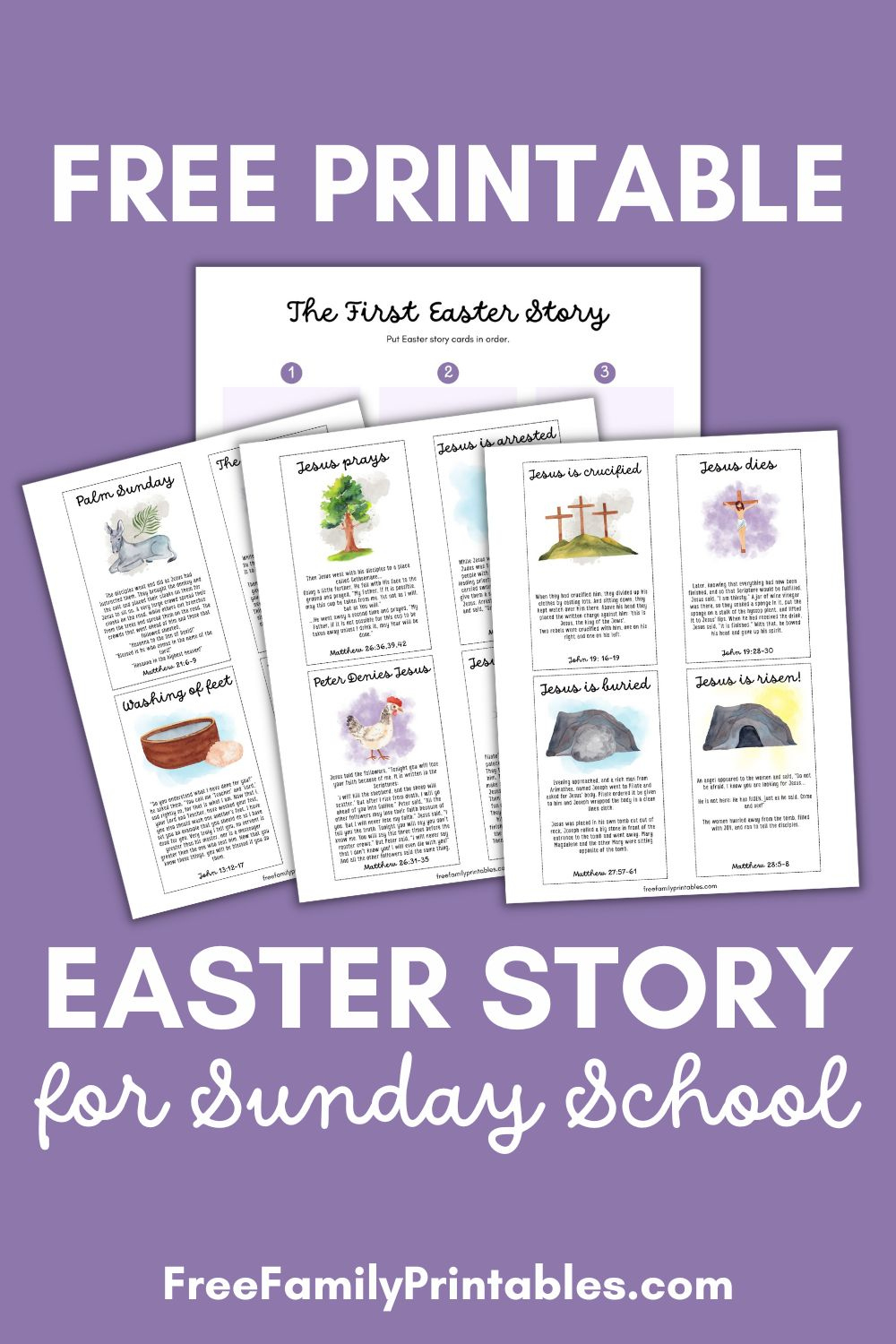 Free Printable Easter Lesson For Kids - Making Frugal Fun within Free Printable Easter Story
