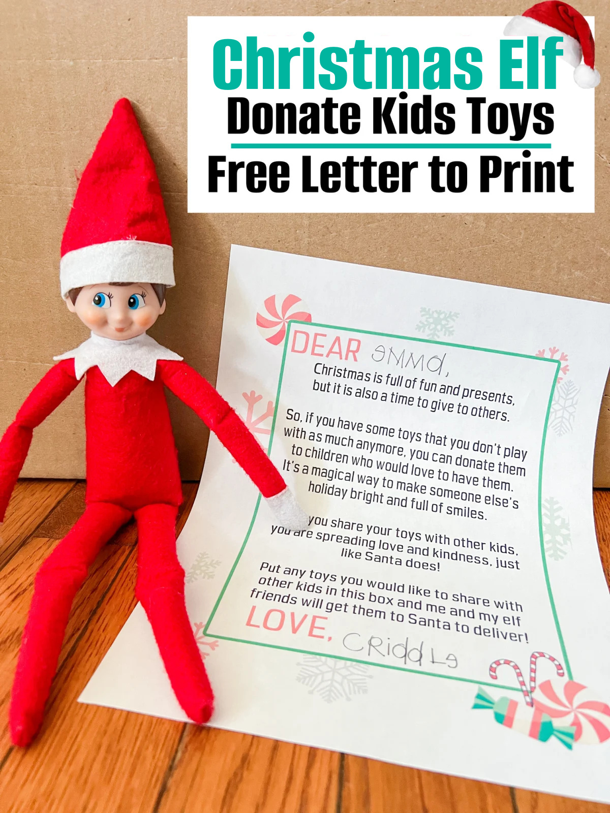 Free Printable Elf On The Shelf Toy Donation Letter pertaining to Free Printable Elf on the Shelf Donate Toys Letter